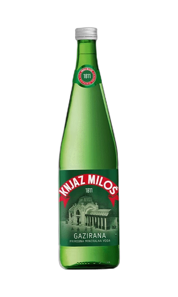 Label of Sparkling water (0.75 L)