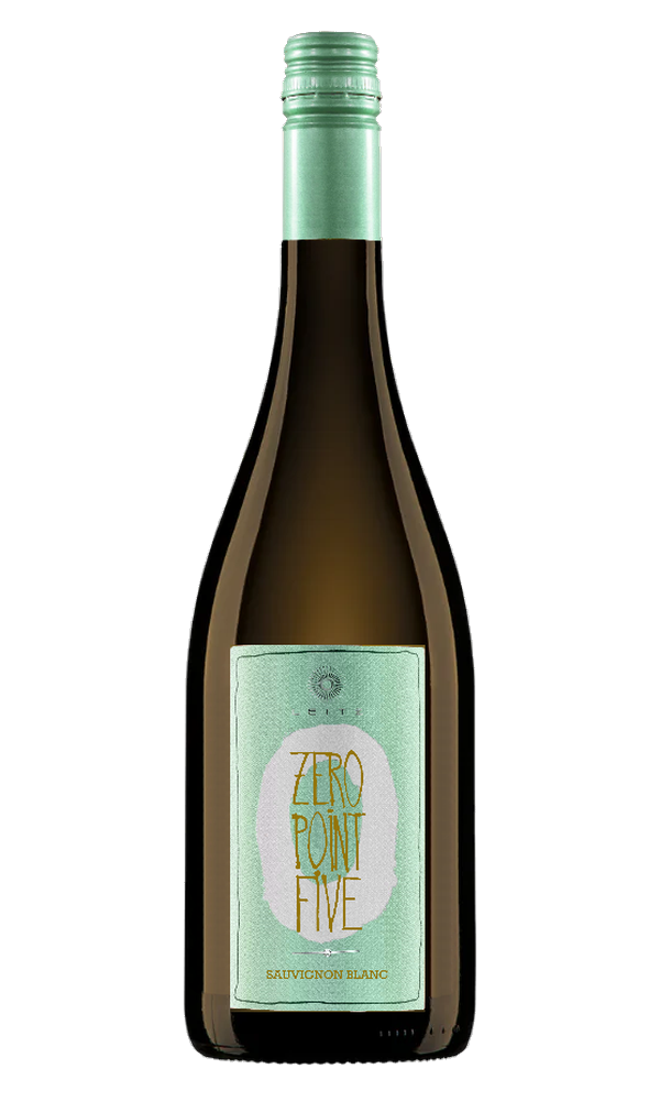 Label of Zero-Point-Five Sauvignon Blanc
