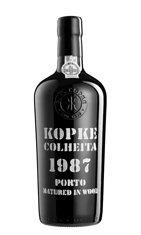 Label of Kopke Colheita 1987