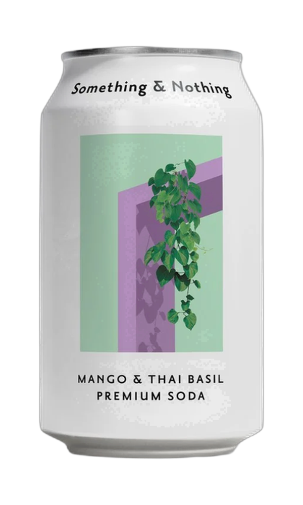 Label of Mango & Thai Basil (0.33 L)