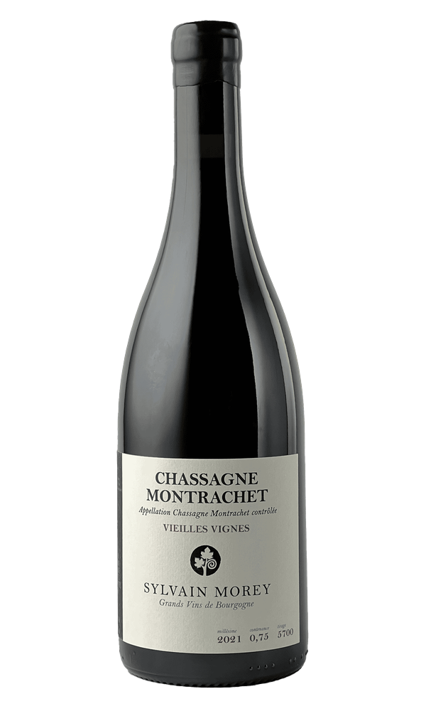 Label of Chassagne Motrachet Vielles Vignes