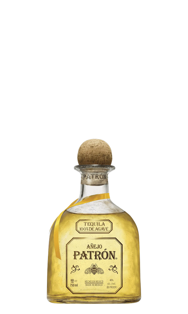 Label of Patrón Añejo