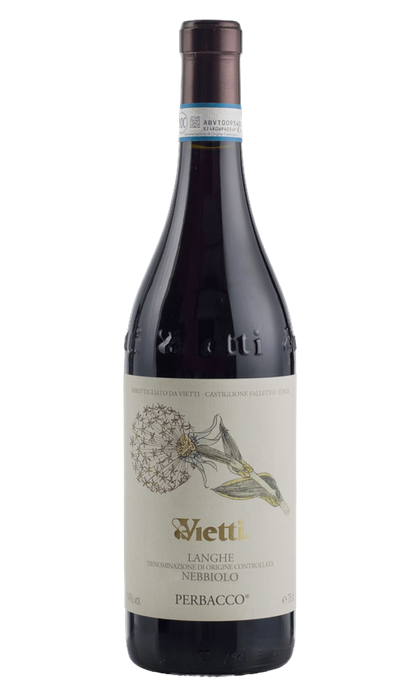 Label of Perbacco Langhe