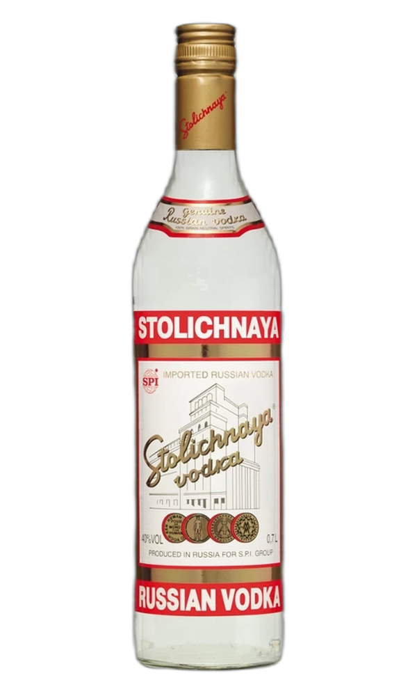 Label of Stolichnaya Premium
